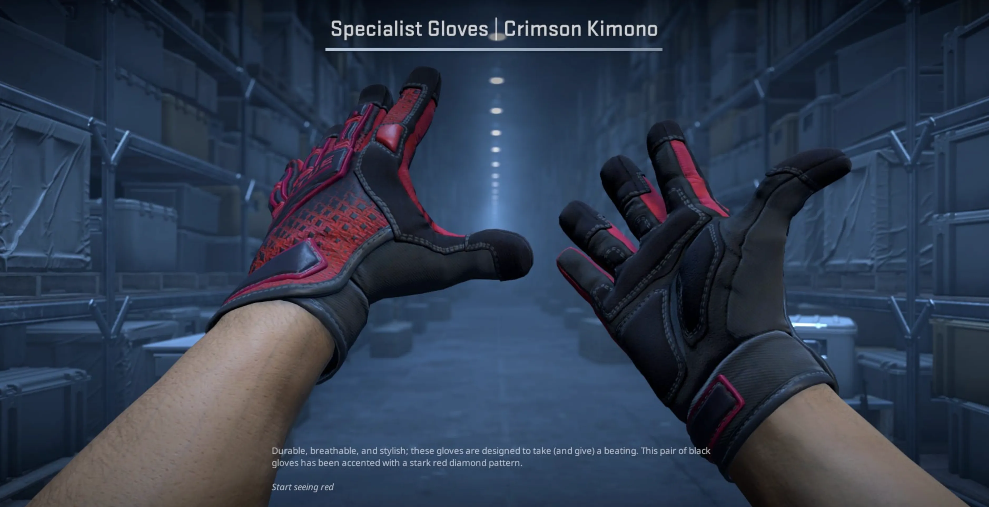 Specialist Gloves Crimson Kimono